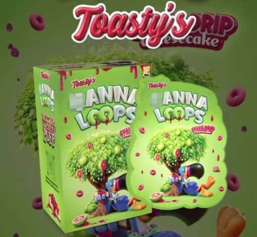 CANNA LOOPS GUAVA DRIP CHEESECAKE