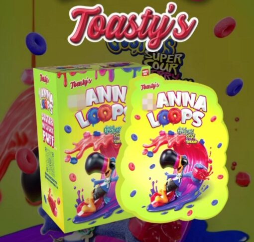 CANNA LOOPS SUPER SOUR BERRY GUSHERS