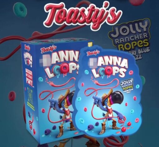 CANNA LOOPS JELLY RANCHER ROPES: CHERRY BLUE RAZZ