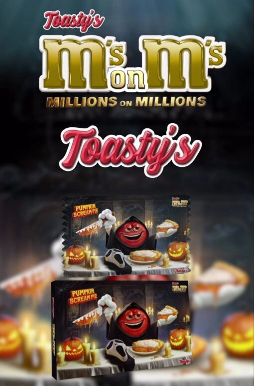 TOASTY’S MILLIONS ON MILLIONS PUMPKIN SCREAM PIE